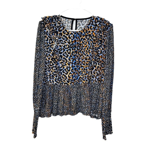 Bl^nk London "Moira" Leopard Top (M) - Picture 3 of 6